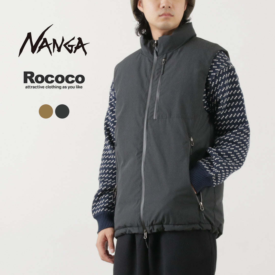 NANGA（ナンガ） 別注 HINOC ヒノック スタンドダウンベスト｜ROCOCO ONLINE STORE