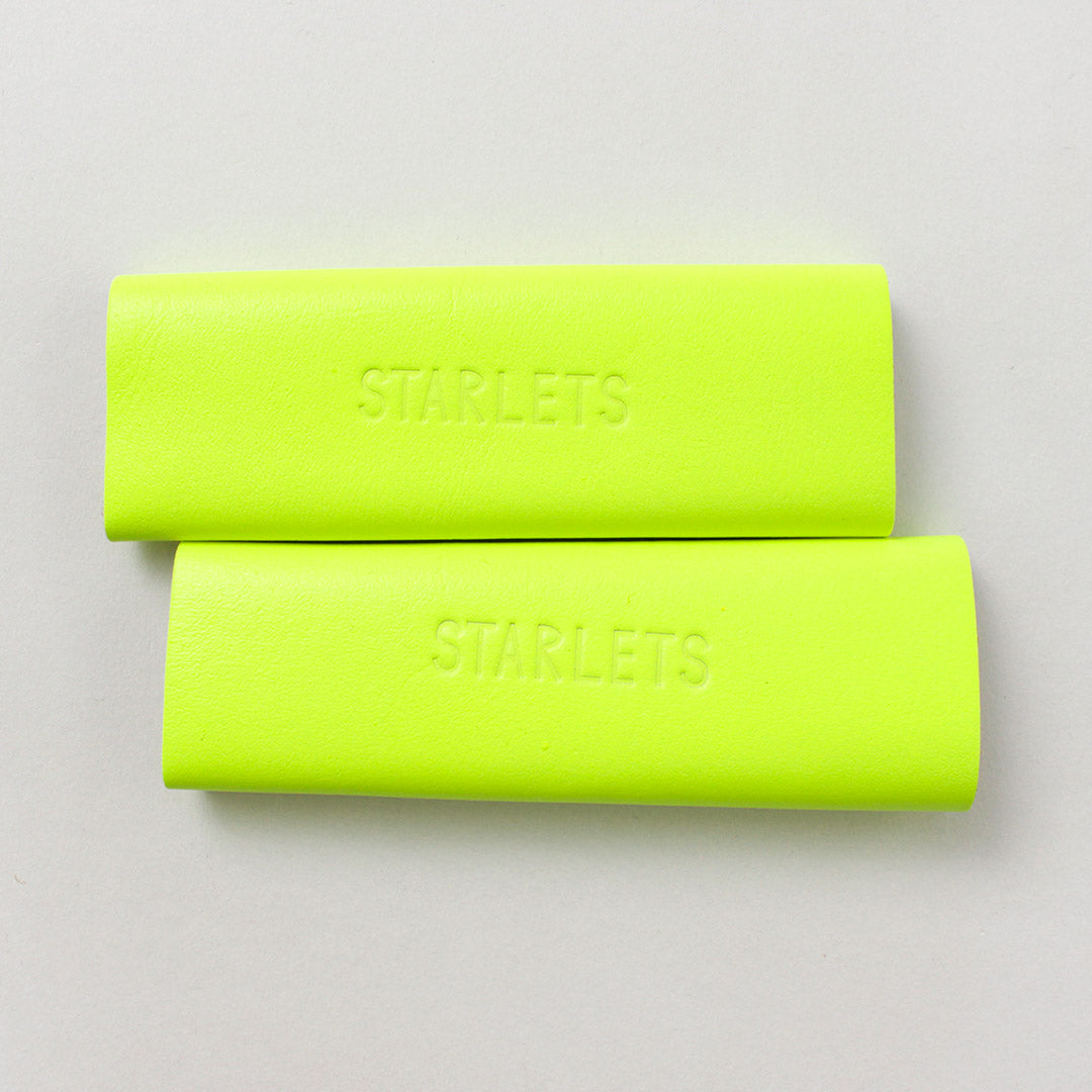 STARLETS（スターレッツ） レザー ハンドルカバー/ネオン / 2個セット 鞄 バッグ カバー 汚れ 劣化 防止 革 無地 日本製 ギフト プレゼント