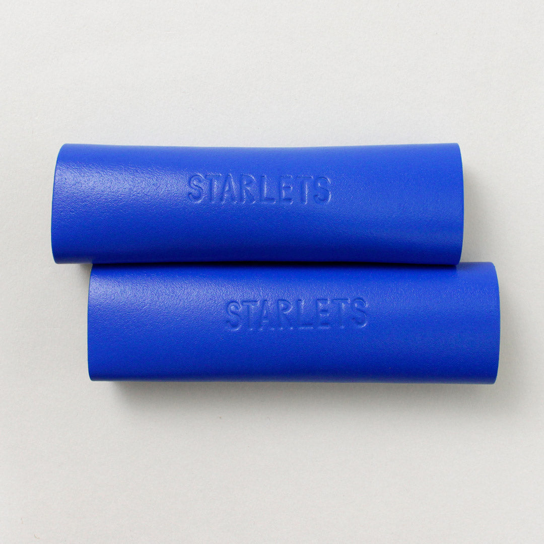 STARLETS（スターレッツ） レザー ハンドルカバー/ネオン / 2個セット 鞄 バッグ カバー 汚れ 劣化 防止 革 無地 日本製 ギフト プレゼント