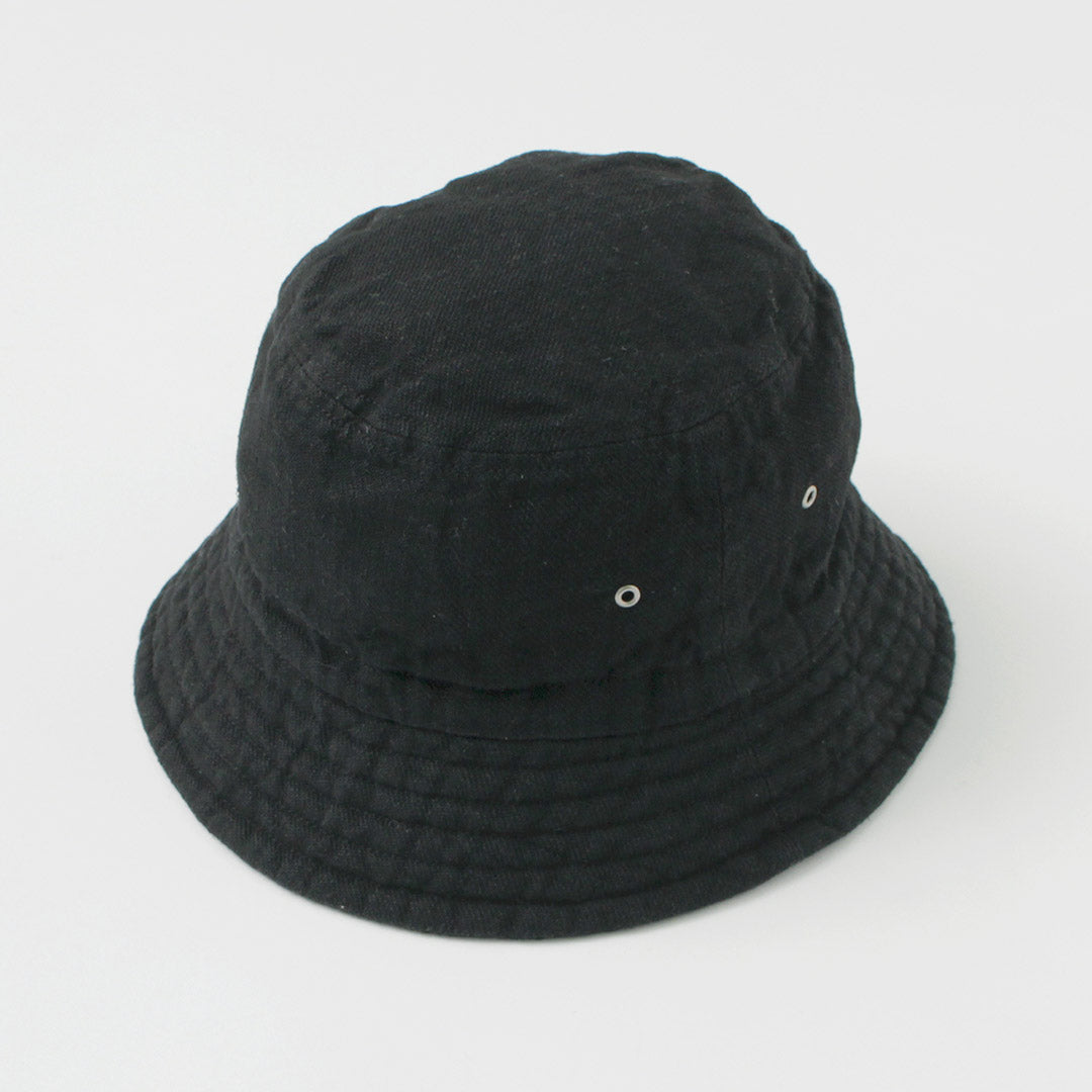 DECHO（デコー） リネン バケットハット / メンズ レディース 帽子日本製 麻 Linen Bucket hat