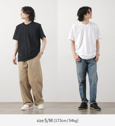 SCHIESSER（シーサー） アメリカン クルーネック 2パックTシャツ / メンズ トップス クルーネック 半袖 無地 綿 コットン 2枚1組 AMERICAN T-SHIRT Shirt 1/2 (crew neck) 2Packs