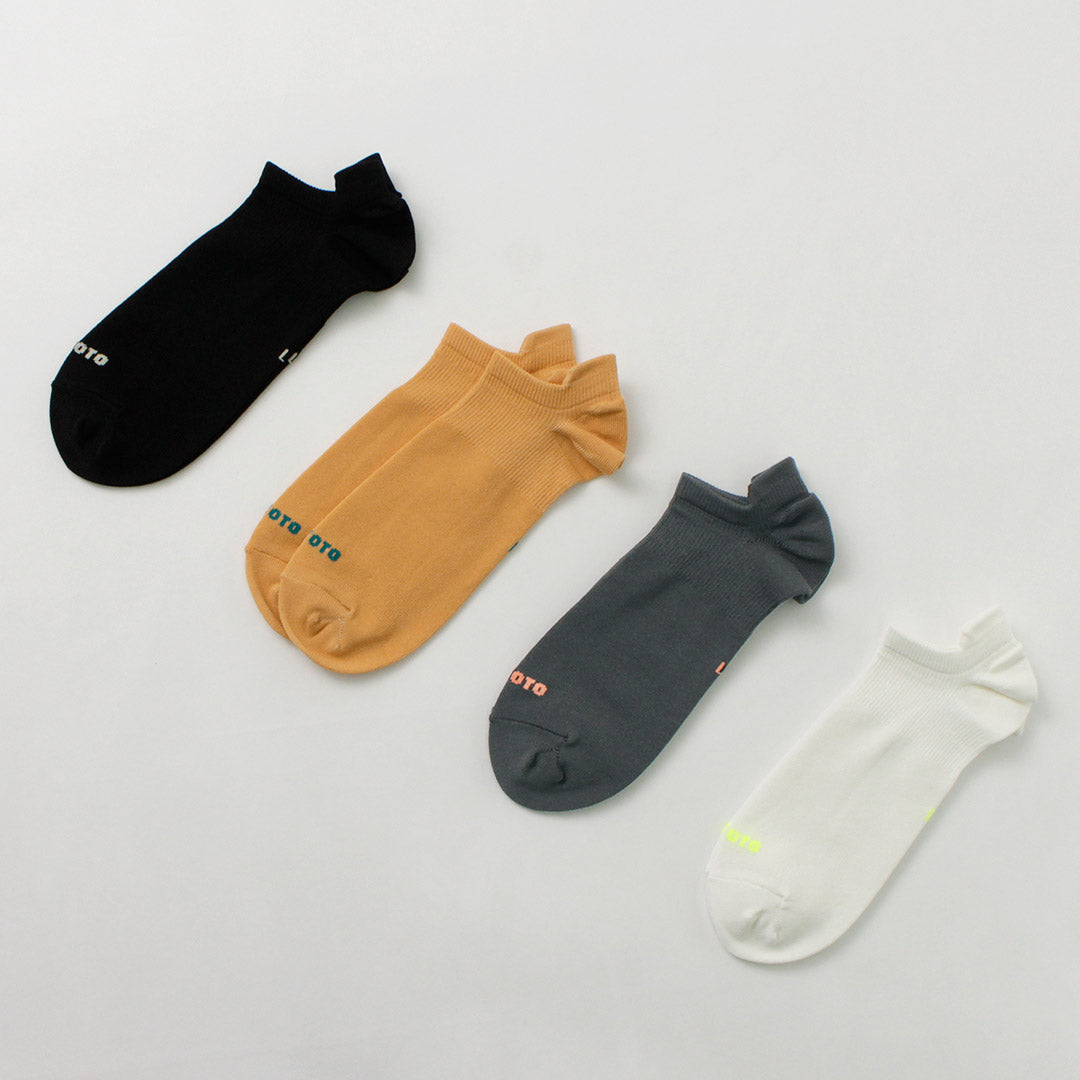 ROTOTO（ロトト） スニーカー フットカバー / メンズ レディース ユニセックス 靴下 ソックス コットン ローカット 日本製 SNEAKER FOOT COVER R1521