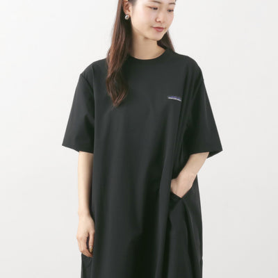 THOUSAND MILE（サウザンドマイル） ショートスリーブ ドレス / レディース ワンピース ロング マキシ 撥水 スリット アウトドア レジャー SHORT SLEEVE DRESS