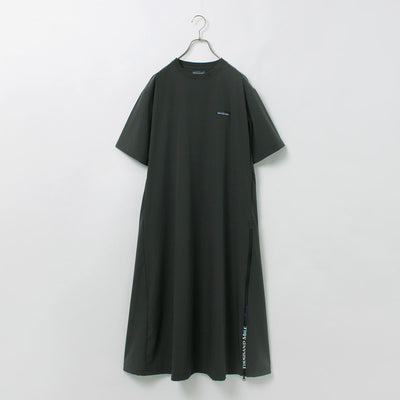 THOUSAND MILE（サウザンドマイル） ショートスリーブ ドレス / レディース ワンピース ロング マキシ 撥水 スリット アウトドア レジャー SHORT SLEEVE DRESS