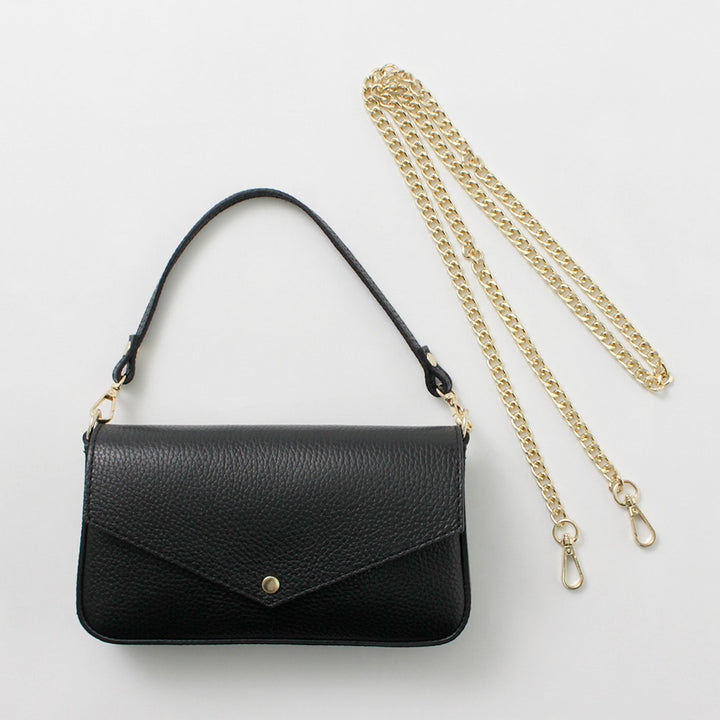 MARLON（マーロン） レザー バゲットバッグ / レディース ハンドバッグ  