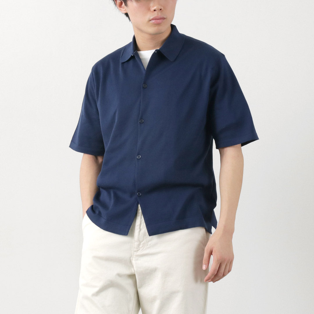 JOHN SMEDLEY（ジョンスメドレー） シーアイランドコットン 30ゲージ ニットシャツ｜ROCOCO ONLINE STORE