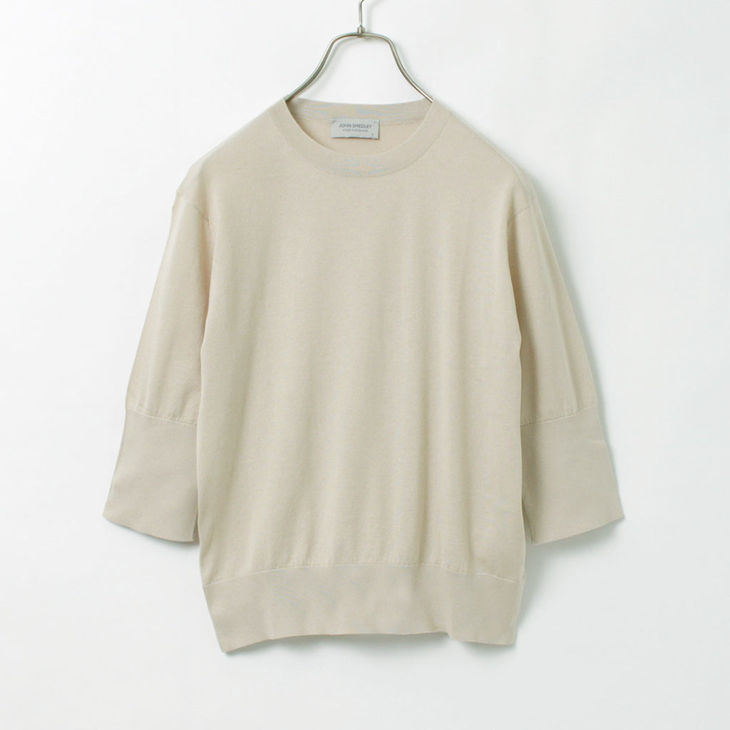 JOHN SMEDLEY（ジョンスメドレー） シーアイランドコットン 30G ハーフ 