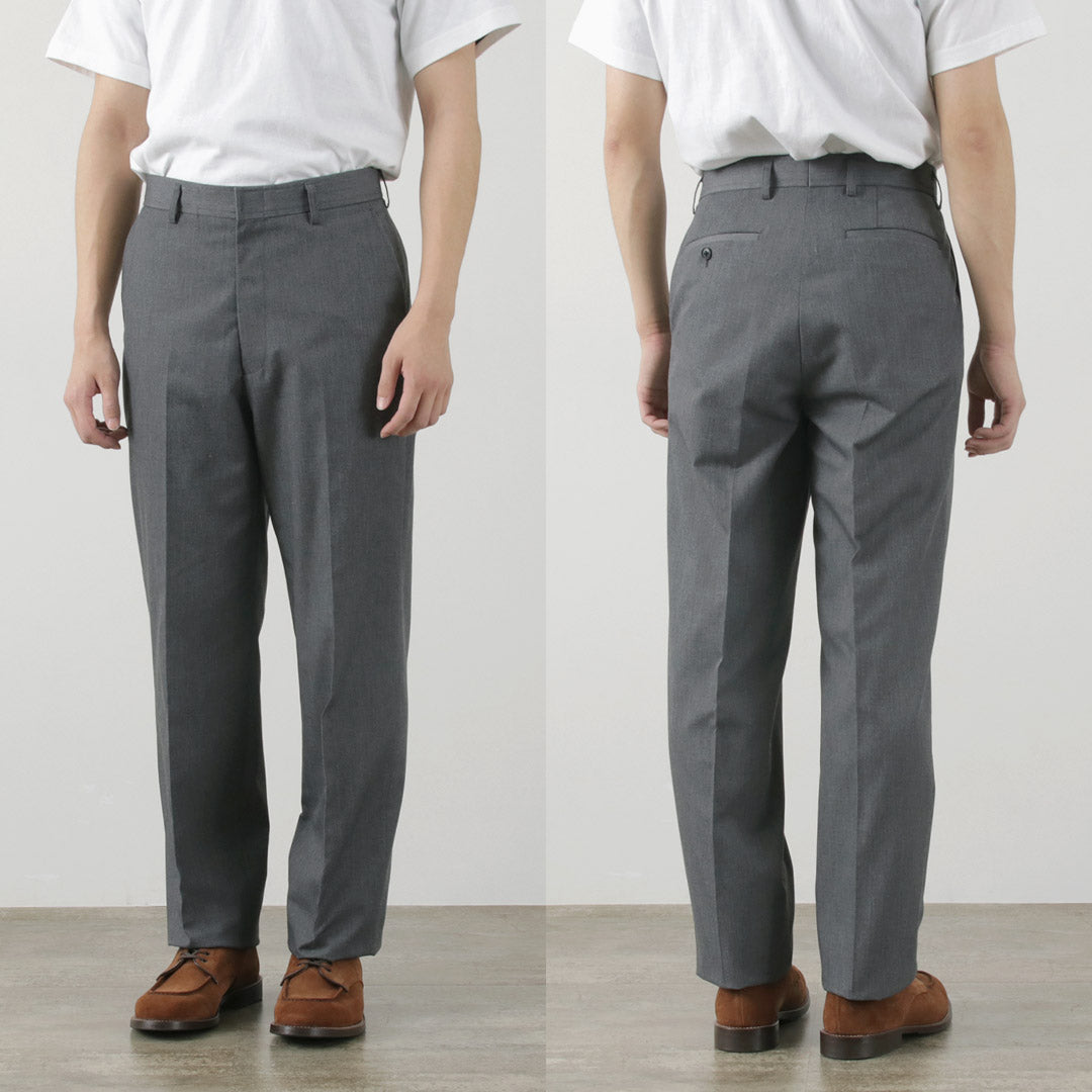 FREEMANS SPORTING CLUB（フリーマンズ スポーティング クラブ） ブリーカー トラウザー / メンズ ボトムス スラックス センタープレス BLEECKER TROUSERS T/C