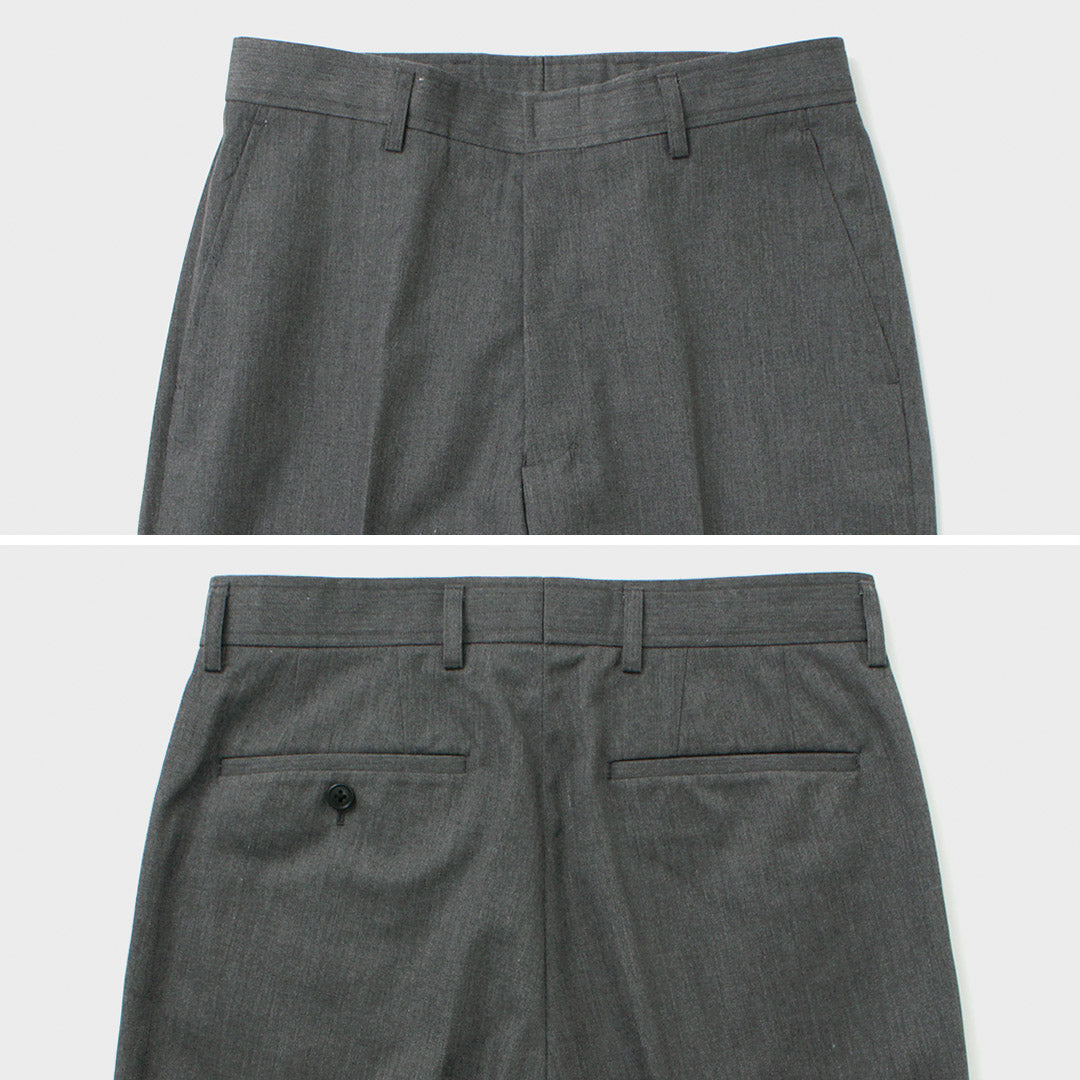 FREEMANS SPORTING CLUB（フリーマンズ スポーティング クラブ） ブリーカー トラウザー / メンズ ボトムス スラックス センタープレス BLEECKER TROUSERS T/C