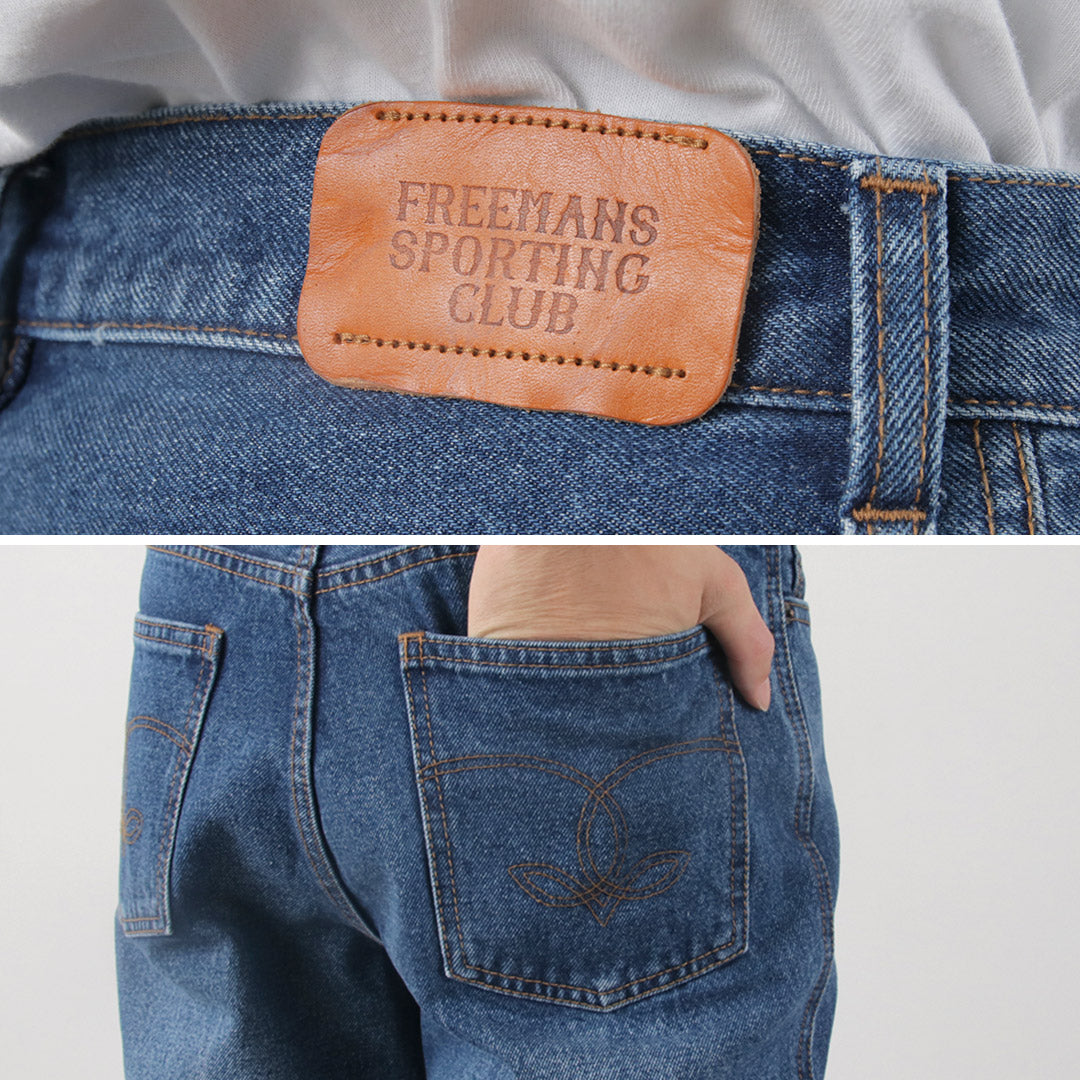 FREEMANS SPORTING CLUB（フリーマンズ スポーティング クラブ） フランシス ブーツカット ジーンズ センタークリース / デニム ユーズド メンズ フレア FRANCIS JEANS BOOTS CUT