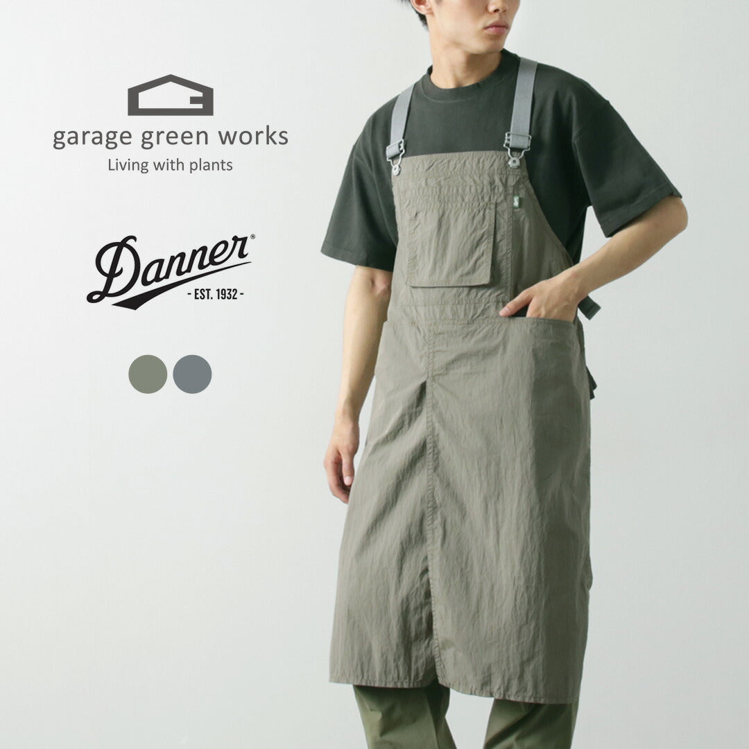 GARAGE GREEN WORKS（ガレージグリーンワークス） コットンナイロン バフ ロングエプロン ダナーコラボ / メンズ ガーデニング  ガーデナー キッチン アウトドア キャンプ