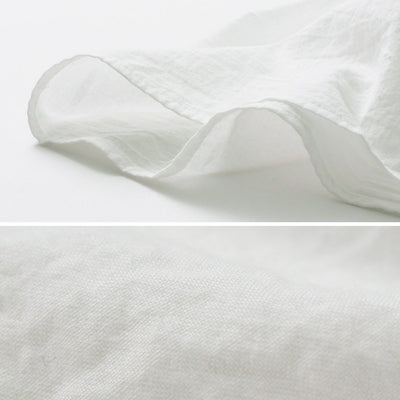 MIDIUMI（ミディウミ） レースミックス ボウタイ シャツ / レディース ブラウス 長袖 綿100％ コットン 日本製