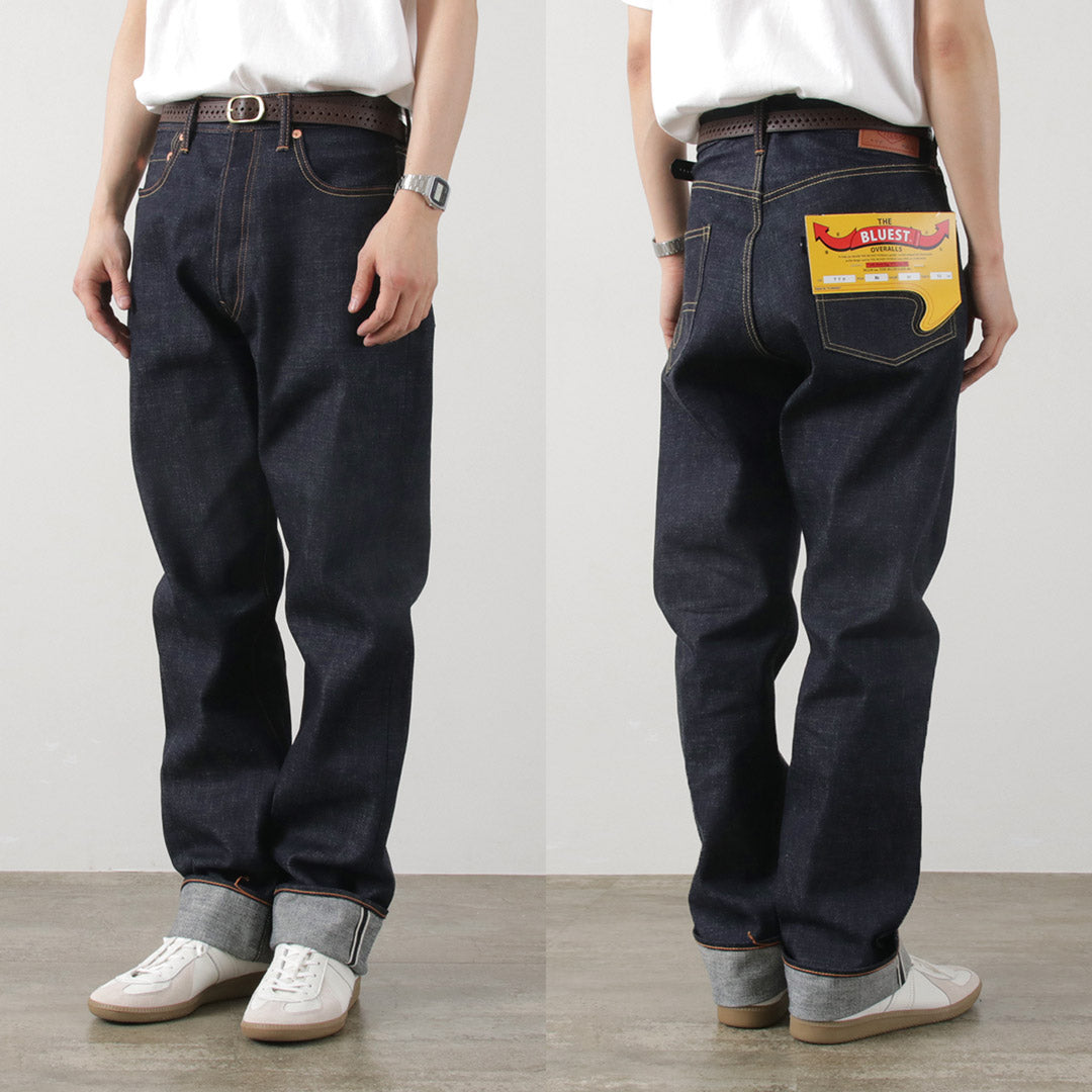 THE BLUEST OVERALLS（ザ ブルースト オーバーオールズ） XXタイプ デニムパンツ / メンズ 13oz ジーンズ リジット 5ポケット 日本製 TT DENIM PANTS