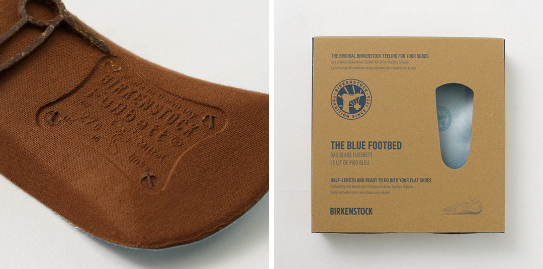 BIRKENSTOCK（ビルケンシュトック） ブルー フットベッド M / メンズ インソール 中敷き クッション BLUE FOOTBED M