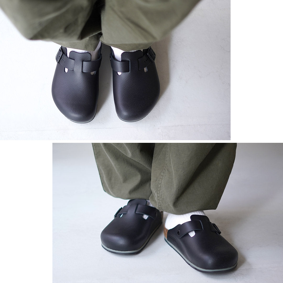 BIRKENSTOCK（ビルケンシュトック） ボストン プロ / サンダル メンズ クロッグ レギュラーフィット 本革 Boston PRO LE Black