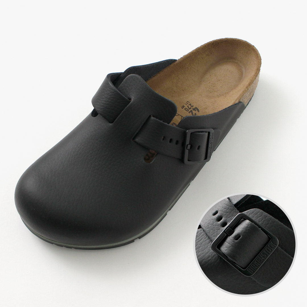 BIRKENSTOCK（ビルケンシュトック） ボストン プロ / サンダル メンズ クロッグ レギュラーフィット 本革 Boston PRO LE Black