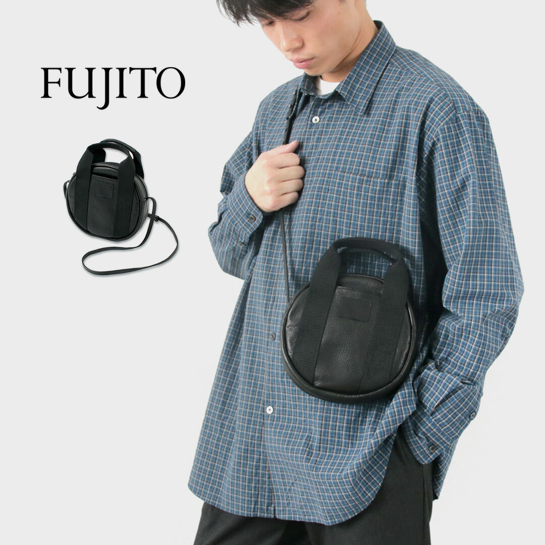 FUJITO（フジト） レザー ヘルメットポーチ / メンズ 鞄 バッグ 2WAY