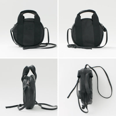 FUJITO（フジト） レザー ヘルメットポーチ / メンズ 鞄 バッグ 2WAY ショルダー ハンド 革 日本製 ミリタリーLeather Helmet Pouch