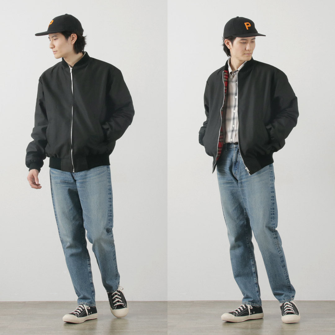 PENNY FARTHING（ペニーファージング） ハリントン ボンバージャケット / メンズ ブルゾン フライト コットン イギリス製 HARRINGTON BOMBER JACKET