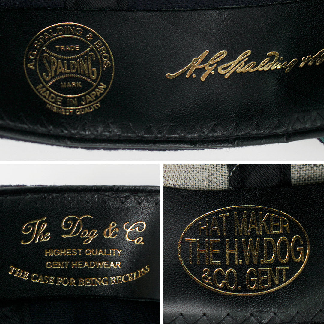 A.G.SPALDING＆BROS（A.G.スポルディング＆ブロス） ベースボールキャップ / メンズ 帽子 6パネル 日本製 HW DOG&#038;CO B.B CAP