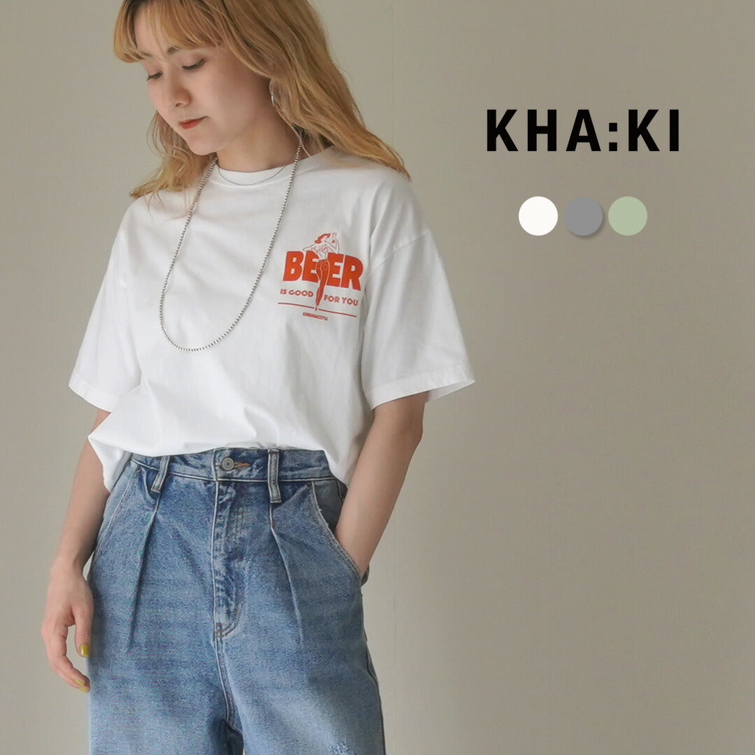 KHA:KI（カーキ） ボックスTEE