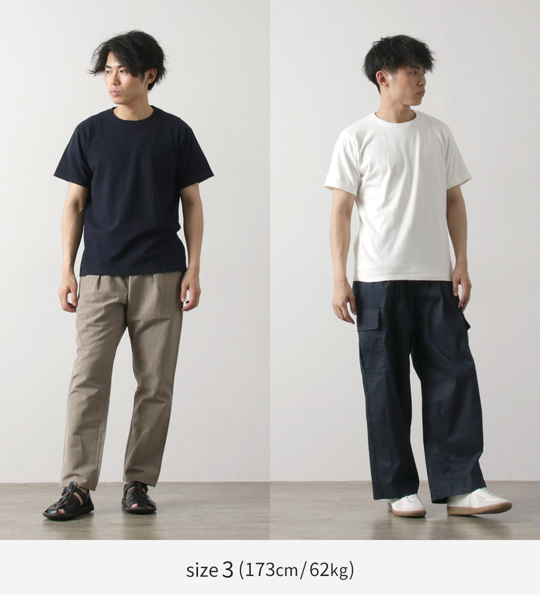 FILMELANGE（フィルメランジェ） ドス オーガニックラフィ天竺 Tシャツ / メンズ トップス 半袖 無地 綿100 コットン 日本製 DOS Organic Raffy Tenjiku