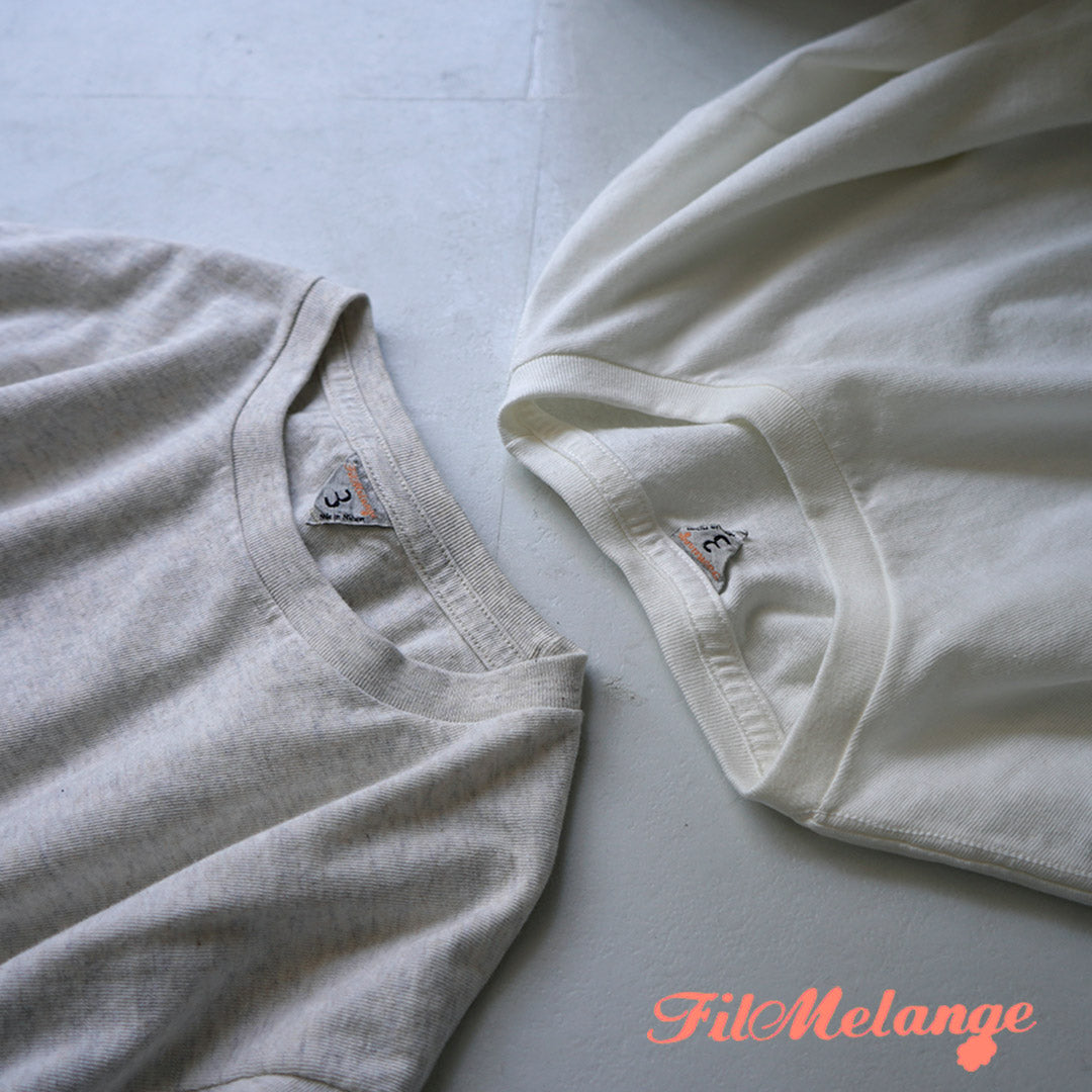 FILMELANGE（フィルメランジェ） ドール オーガニックラフィ天竺 ロングスリーブTシャツ / メンズ トップス 半袖 無地 綿100 コットン 日本製 DOLL Organic Raffy Tenjiku