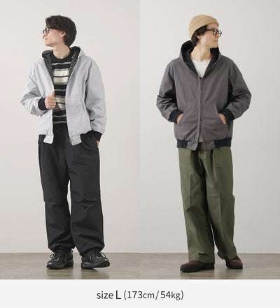 ROCOCO（ロココ） ガーメントダイアクティブジャケット / メンズ アウター ブルゾン フード フーディー 日本製