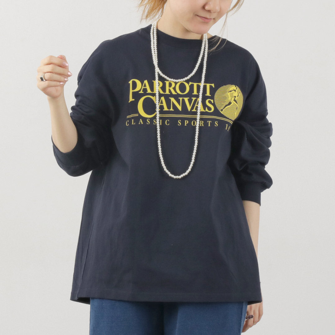 【30％OFF】PARROTT CANVAS（パロットキャンバス） クラシックスポーツ ロングスリーブ Tシャツ