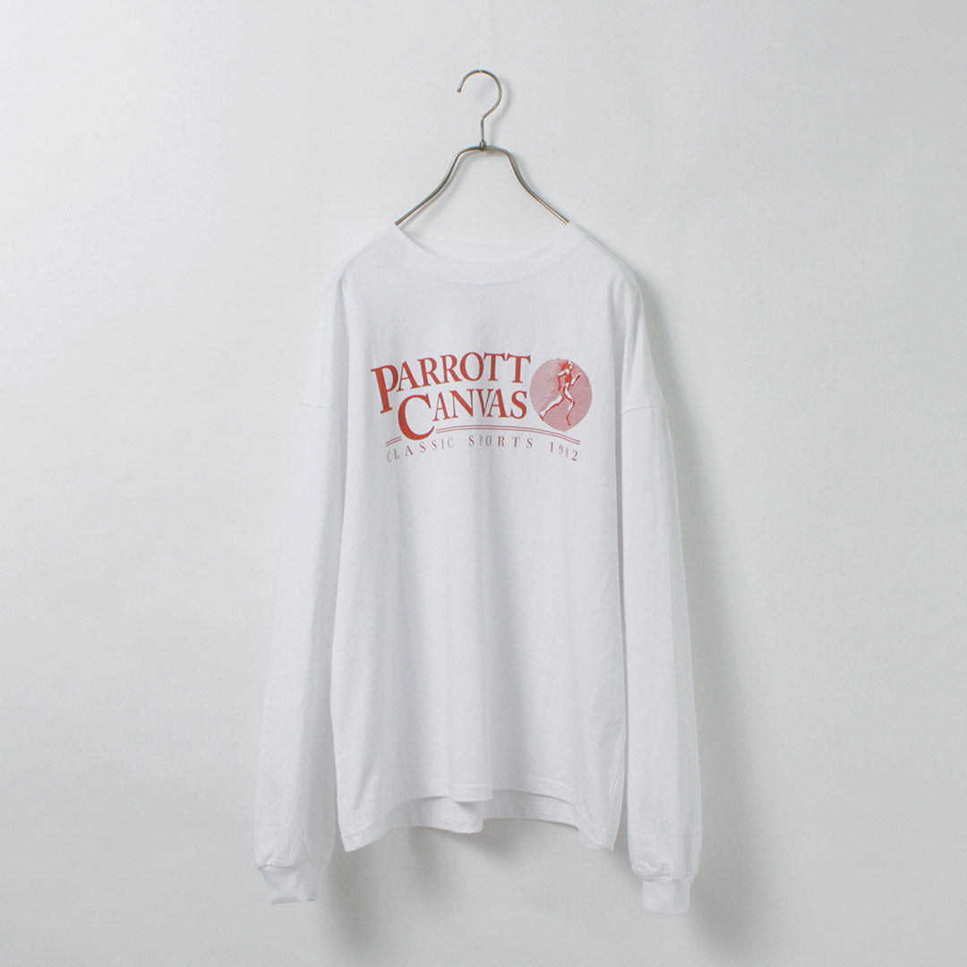 【30％OFF】PARROTT CANVAS（パロットキャンバス） クラシックスポーツ ロングスリーブ Tシャツ