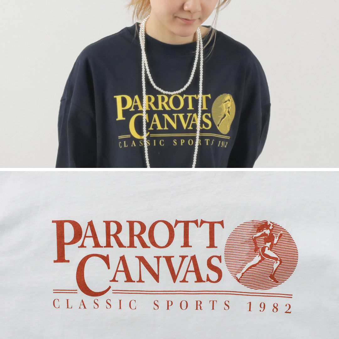 PARROTT CANVAS（パロットキャンバス） クラシックスポーツ ロングスリーブ Tシャツ / レディース トップス カットソー ロンT 長袖