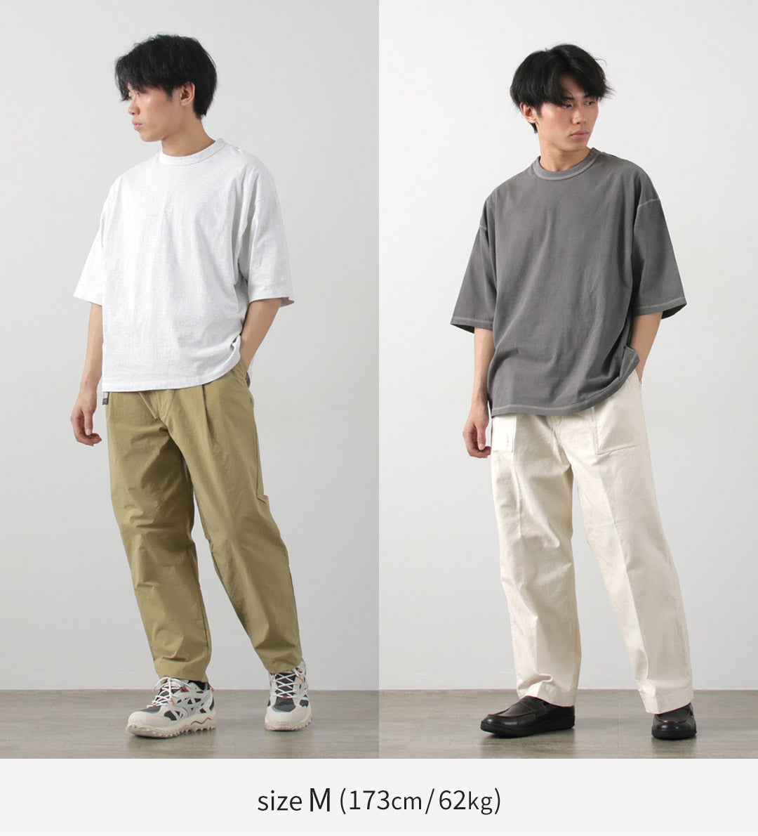 MOC T（モクティー） オーバーダイ クルーネック ビッグTシャツ / 半袖 メンズ コットン 後染め 日本製 OVERDYED CREW NECK S/S BIG TEE