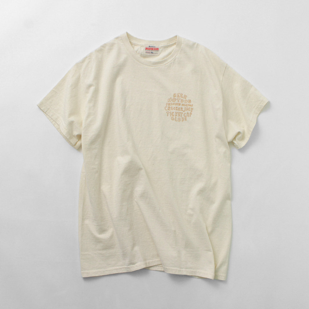 JHANKSON（ジャンクソン） ネサネセサリー 6oz Tシャツ / メンズ 半袖 プリント アメカジ 綿100％ コットン NECESSARY 6.0 S/S TEE