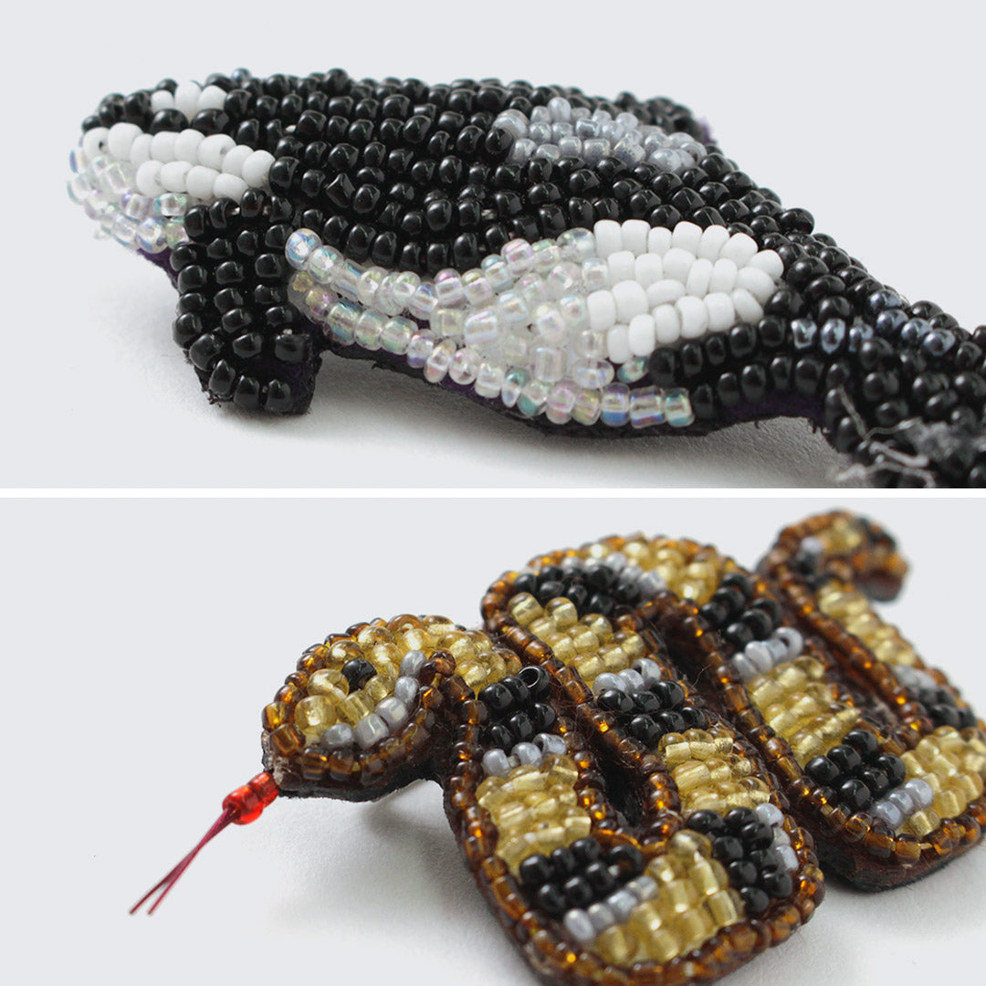 BEADED ACCESSORIES（ビーズアクセサリー） ビーズ ピンバッジ S