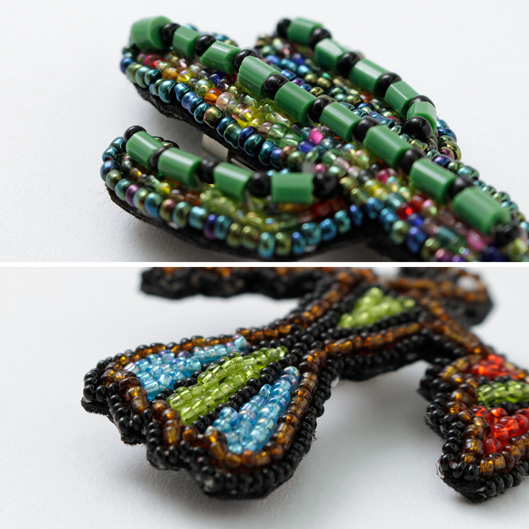 BEADED ACCESSORIES（ビーズアクセサリー） ビーズ ピンバッジ M