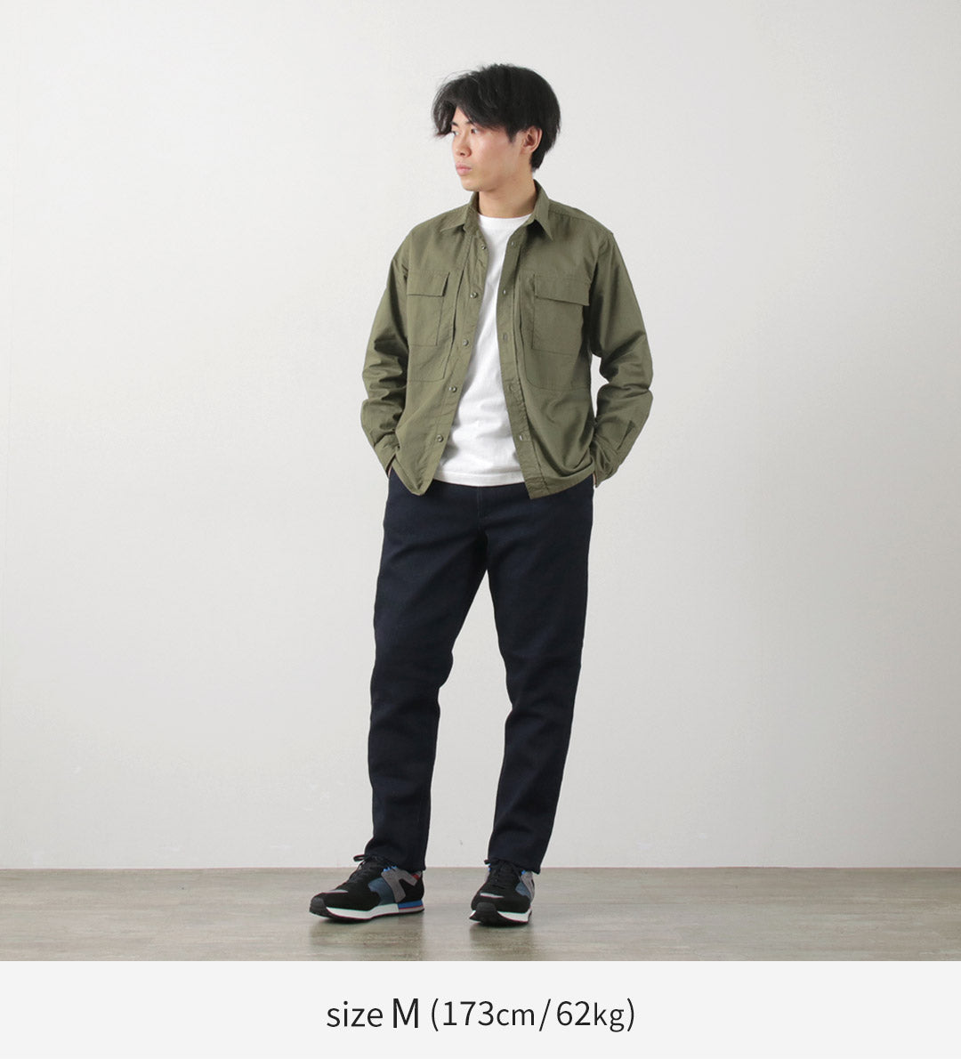 FOB FACTORY（FOBファクトリー） F3498 長袖フィールドシャツ / メンズ ミリタリーシャツ コットン 綿 日本製 FIELD SHIRT