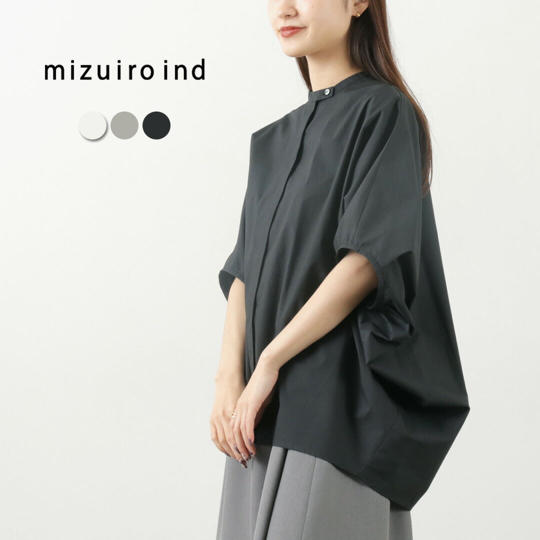 ミズイロインド ブラウス mizuiro ind ミズイロインド プル