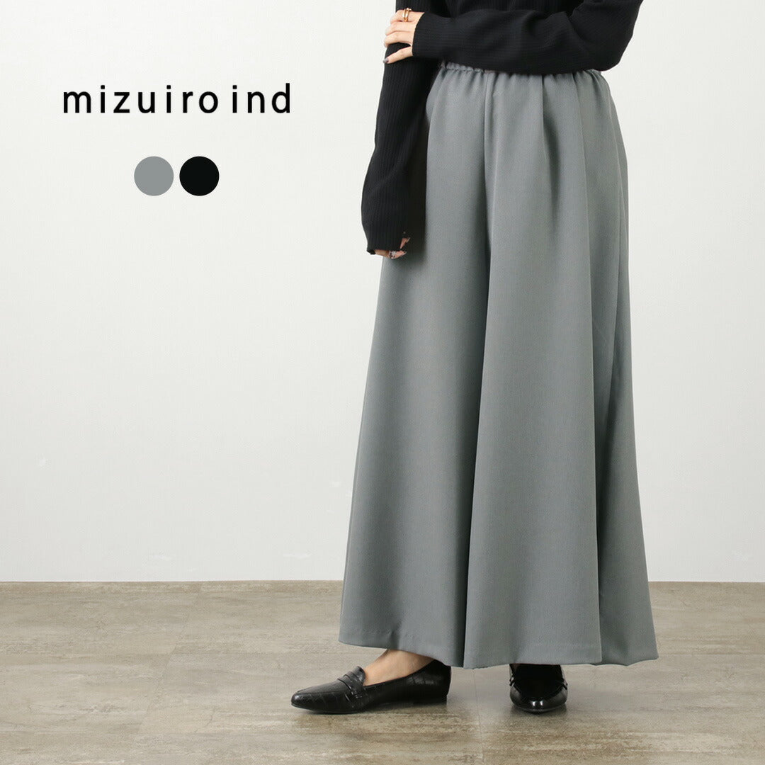 mizuiro ind（ミズイロインド） フレア ロング パンツ