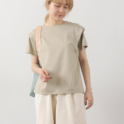 COMMENCEMENT（コメンスメント） レイヤードライク Tシャツ / レディース トップス カットソー プルオーバー 綿100 日本製 Layeredlike Tee