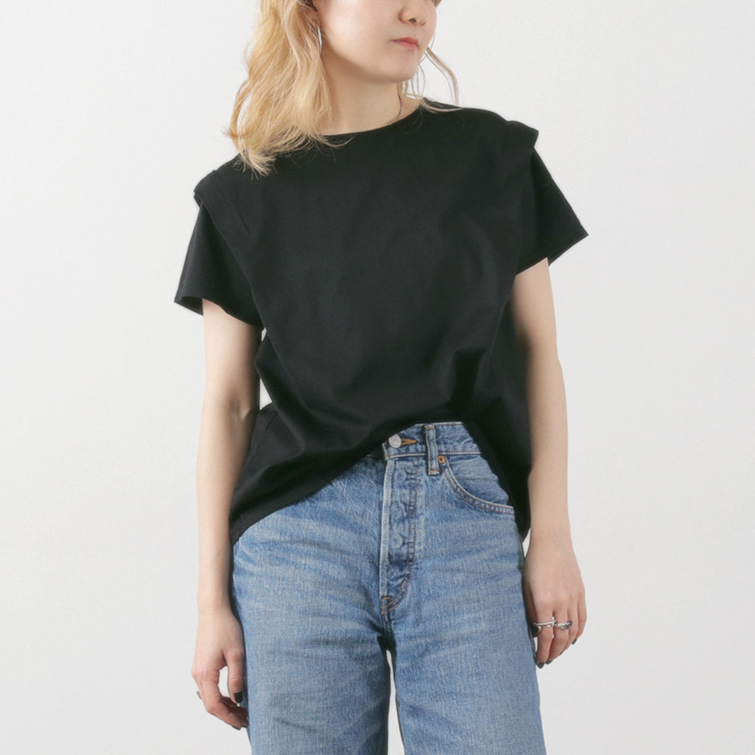 COMMENCEMENT（コメンスメント） レイヤードライク Tシャツ / レディース トップス カットソー プルオーバー 綿100 日本製 Layeredlike Tee