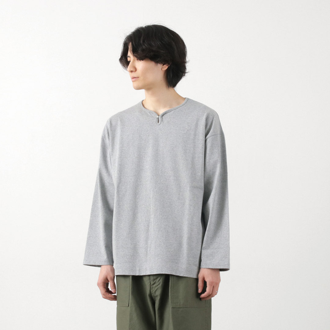 BARNS（バーンズ） ビッグ小寸 コンチョ ロングスリーブTシャツ