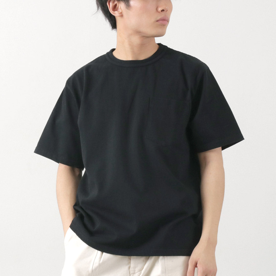 BARNS（バーンズ） タフネック ショートスリーブ ソリッド Tシャツ