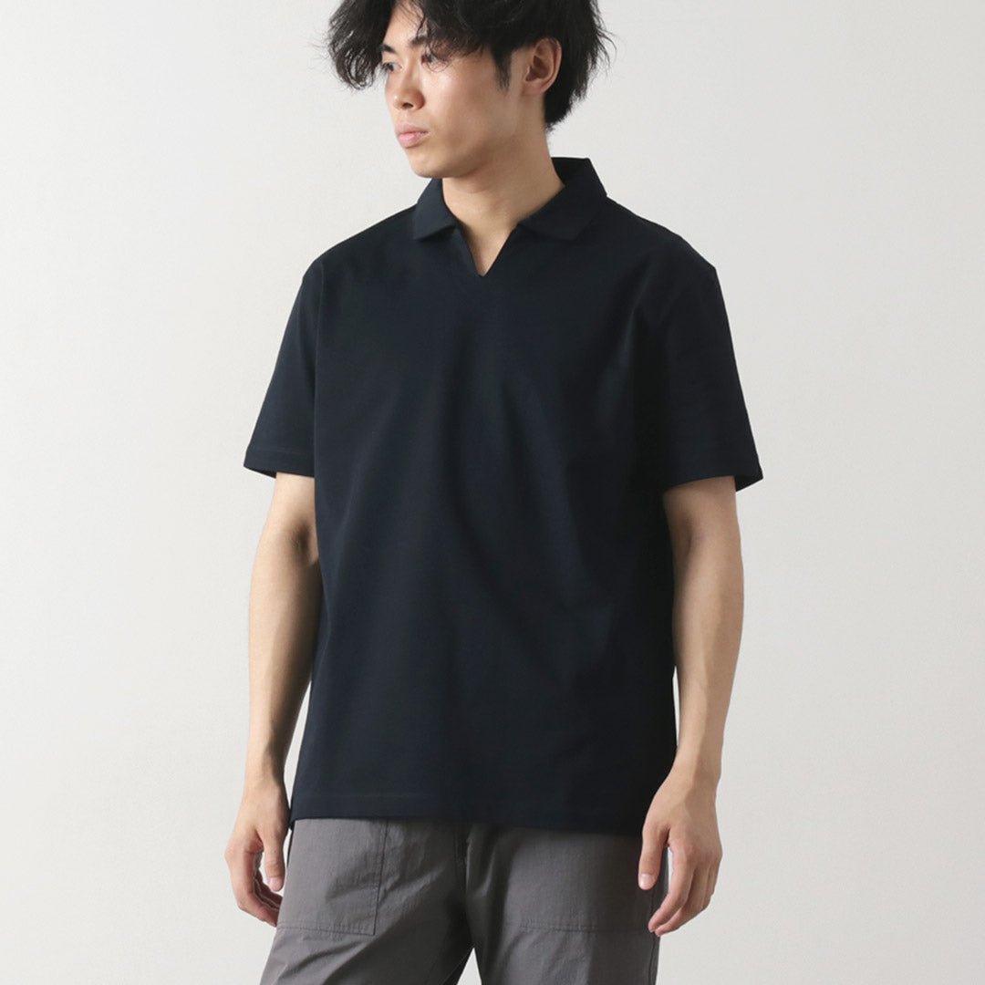 【20％OFF】RE MADE IN TOKYO JAPAN（アールイー） ドレス オーガニックコットン スキッパー ポロ 2024年モデル