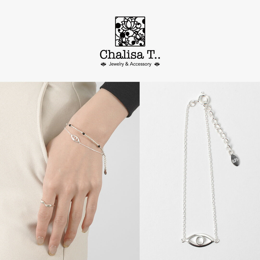 CHALISA T..（チャリッサ・ティー） イーヴィルアイ シルバーブレスレット シルバー925