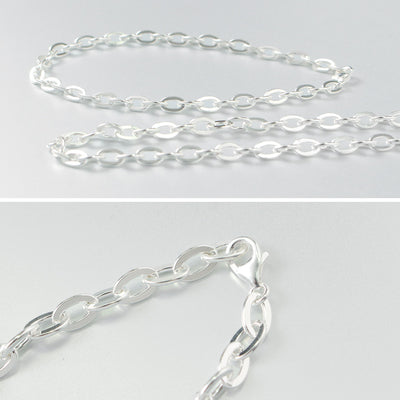 phaduA （パ・ドゥア） フラットケーブルチェーン ブレスレット シルバー925 / アクセサリー メンズ レディース ユニセックス シルバー Flat cable chain bracelet silver 925