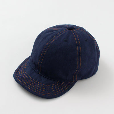 HIGHER（ハイアー） ブルーセルヴィッチデニム シンチバック キャップ / メンズ 帽子 綿 コットン 日本製 BLUE SELVEDGE　DENIM CINCH BUCKLE CAP