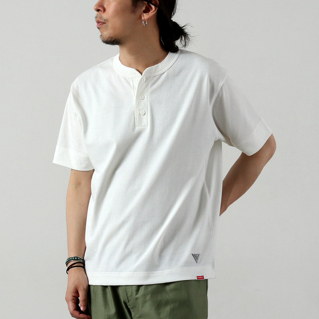 HEALTHKNIT（ヘルスニット）×RAG 別注 ヘンリーネックTシャツ オープン