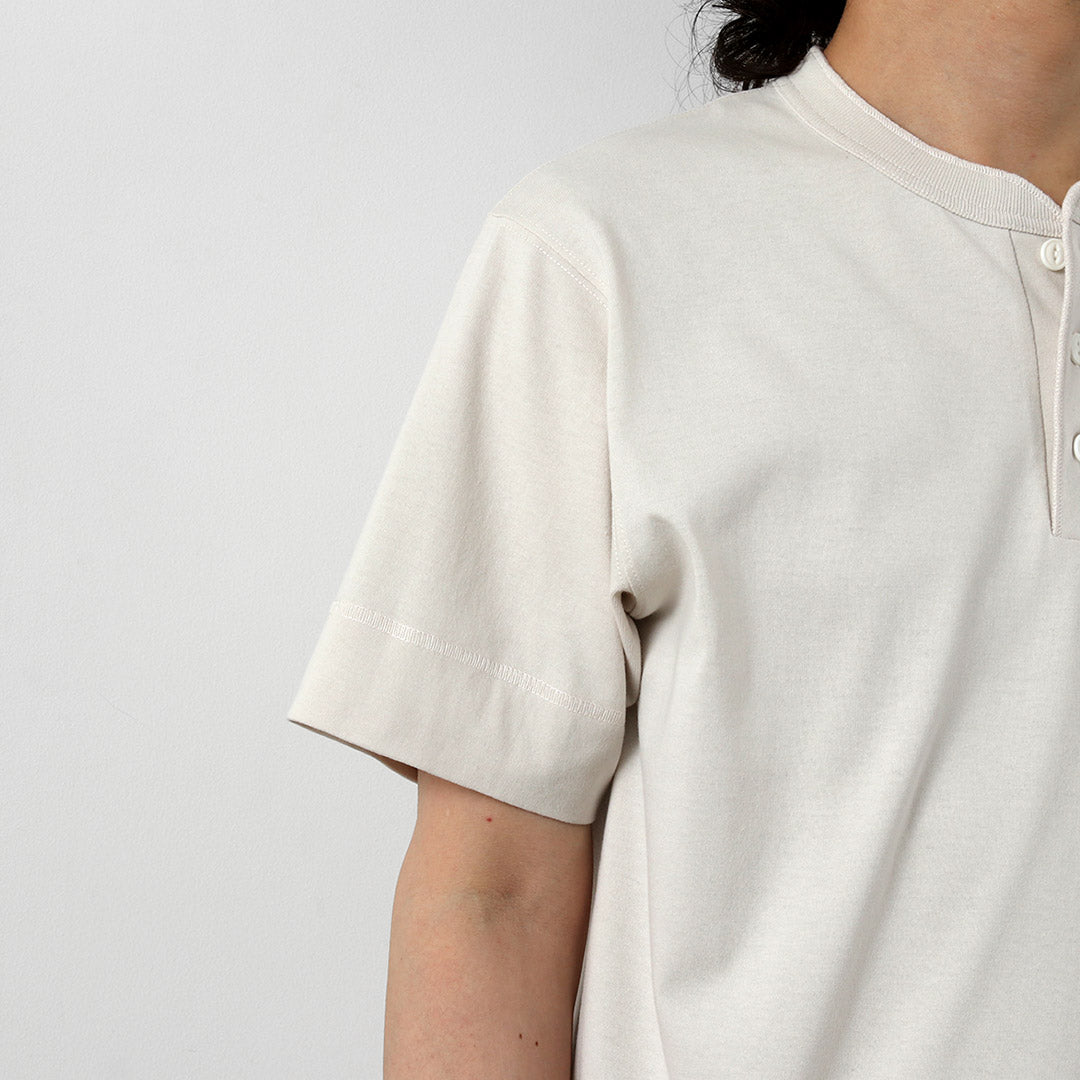 HEALTHKNIT（ヘルスニット）×RAG 別注 ヘンリーネックTシャツ オープンエンド ドライジャージ 抗菌 防臭加工 速乾