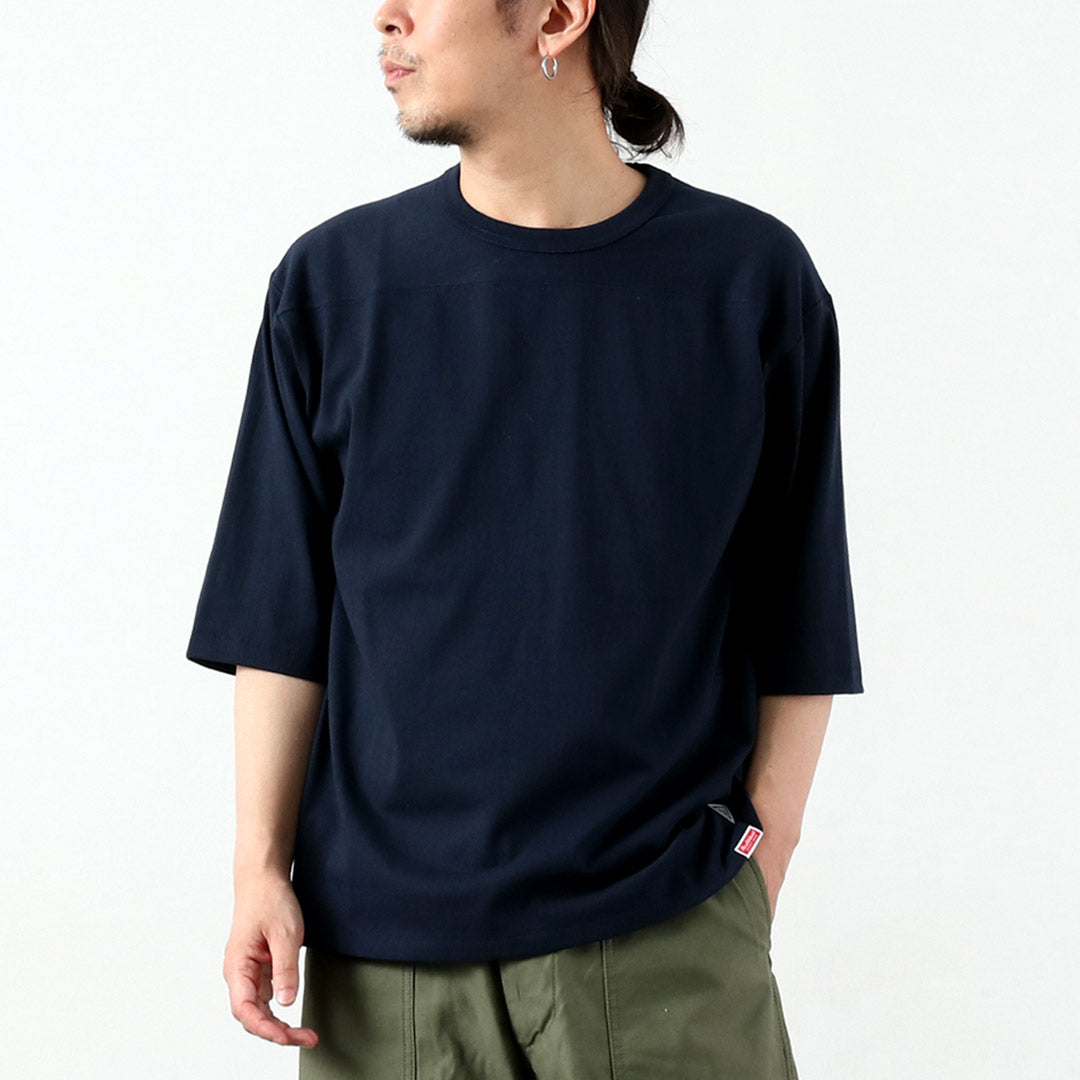 HEALTHKNIT（ヘルスニット）×RAG 別注 フットボールTシャツ オープンエンド ドライジャージ 抗菌 防臭加工