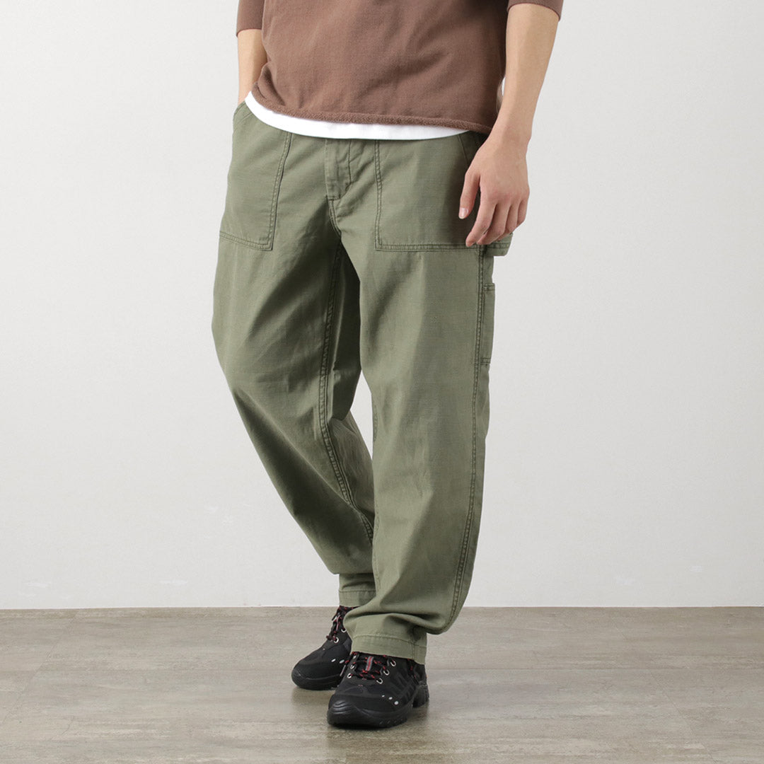 MELPLE（メイプル） カーペンター パンツ / ベイカー ファティーグ ペインター ボトムス メンズ バックサテン Carpenter Pants